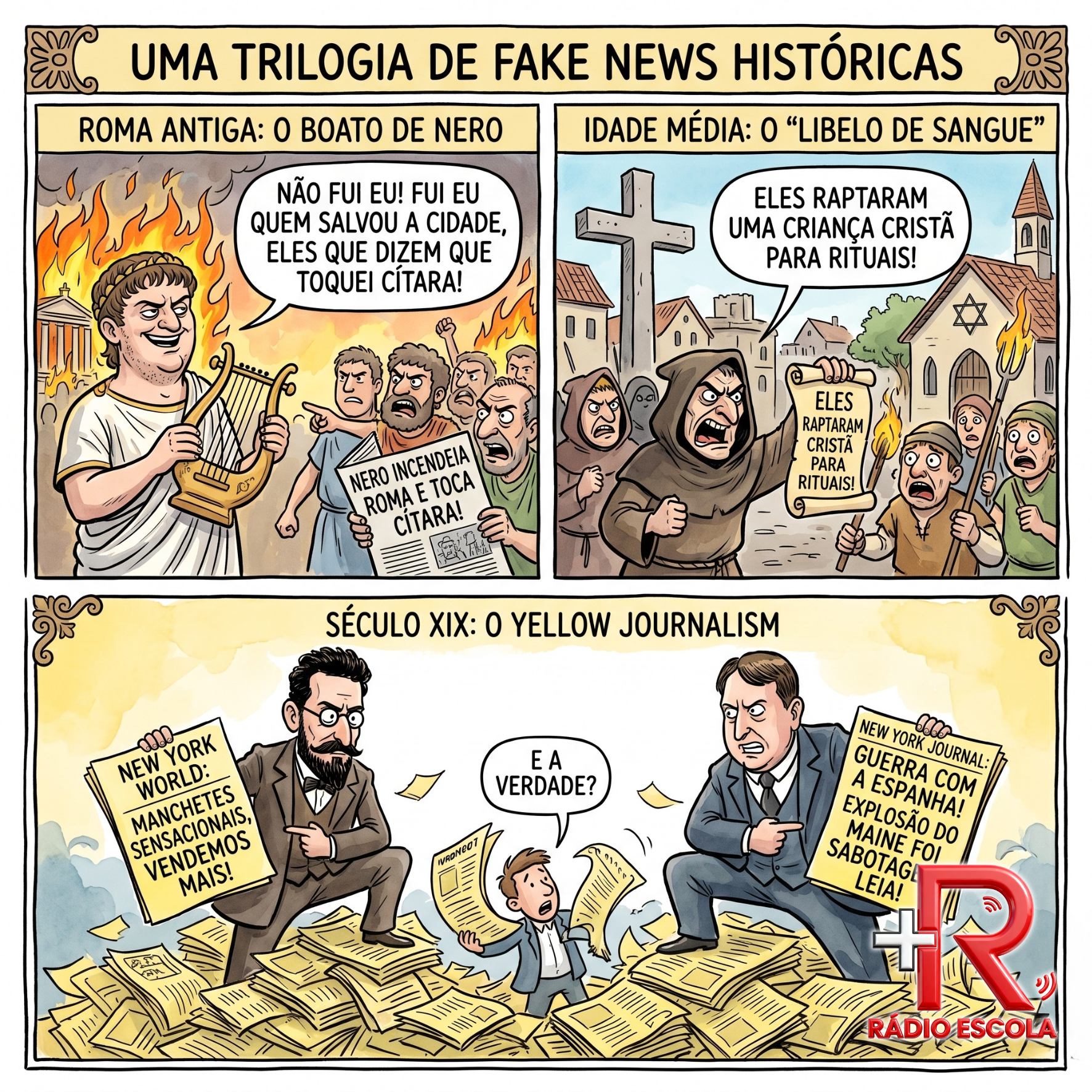 Muito Antes da Internet: A Longa e Perigosa História das "Fake News"